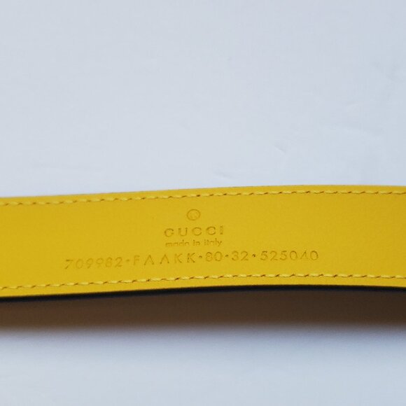 NWT Gucci interlocking GG polka-dots GG print belt - size 80-32 - Picture 10 of 10